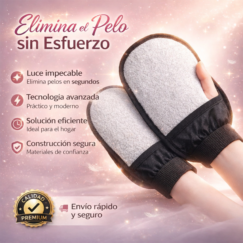 Guante Electroestetico Quita Pelos X2 🧤⚡🐾