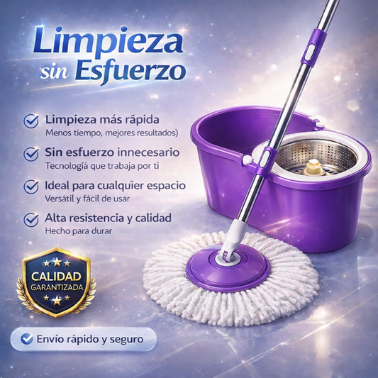 MOPA TRAPEADOR GIRATORIO 360° 🧼💧