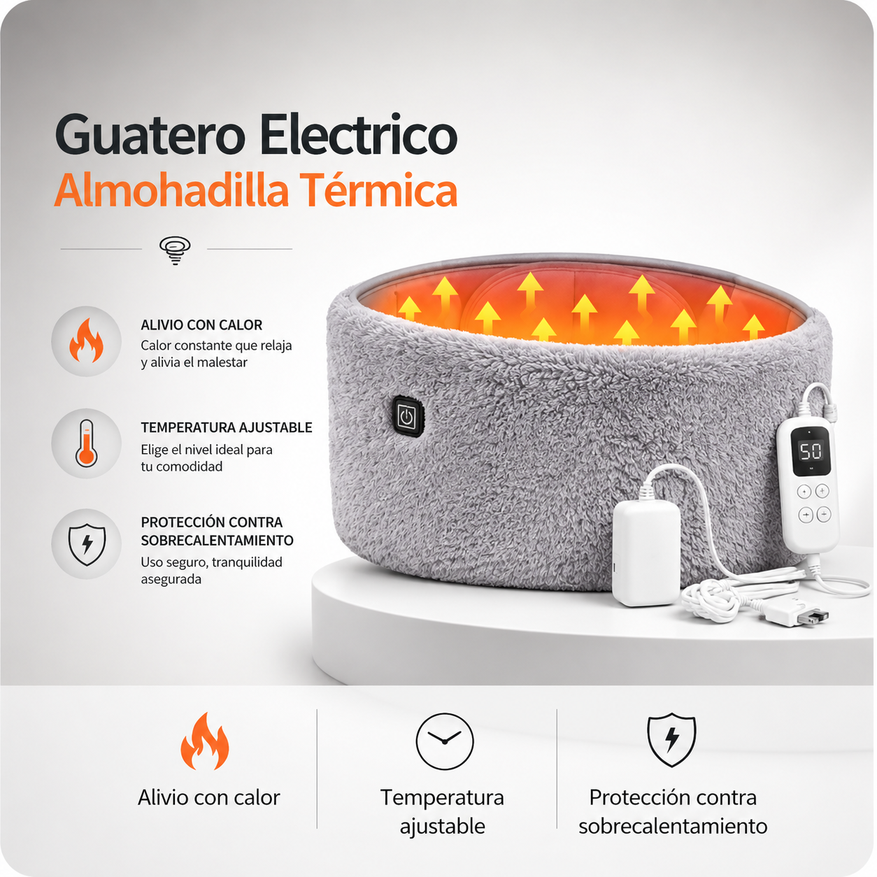 Alivio cálido para tu cuerpo en segundos