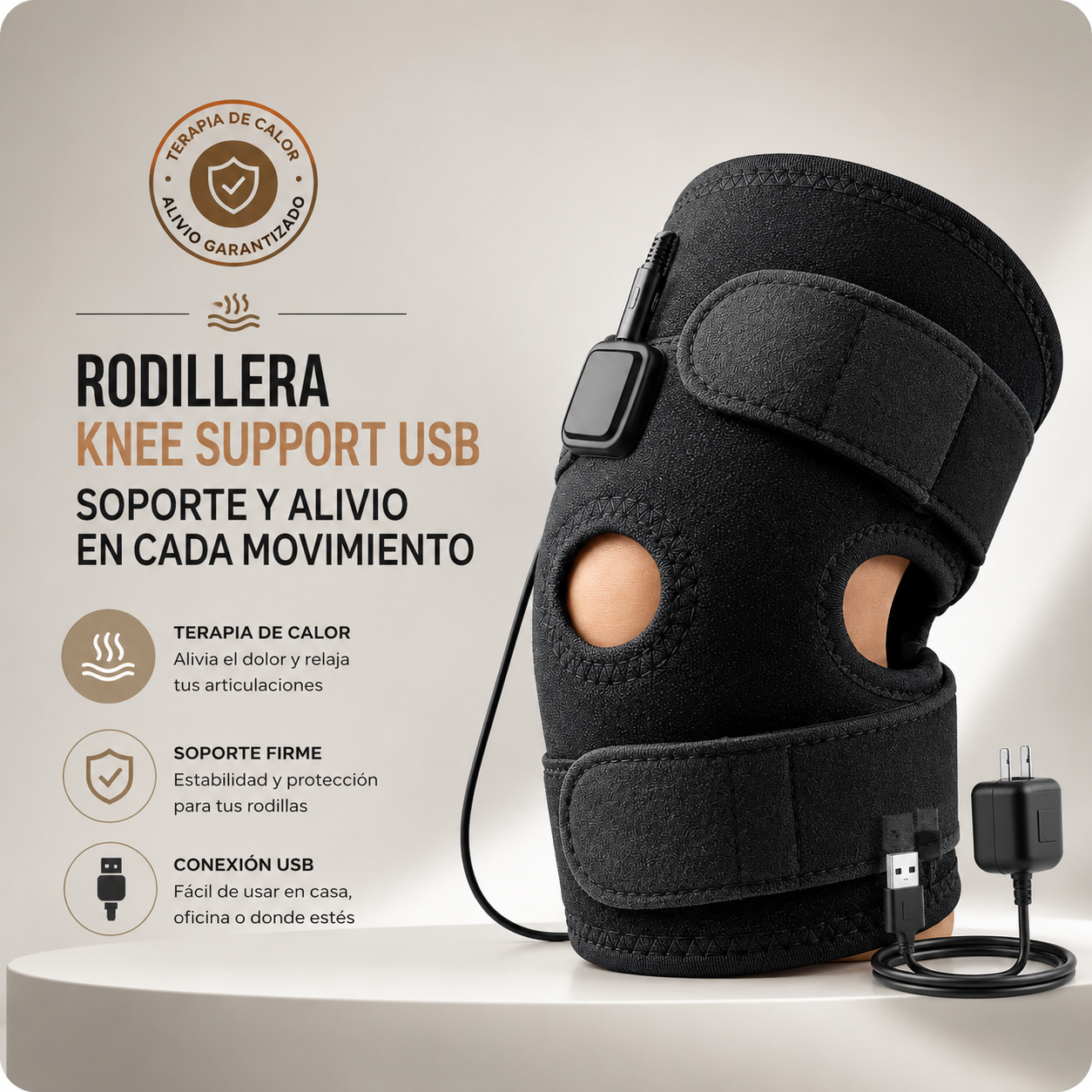 C - RODILLERA CABLE SUPPORT USB